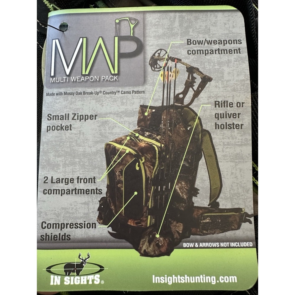In Sights Hunting Multi Weapon Pack Mossy Oak Camo Backpack MWP-MO/49301-IS